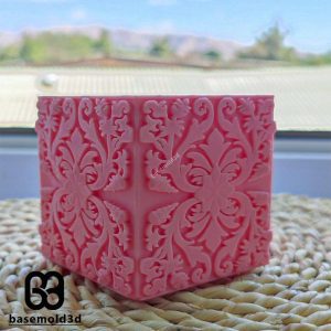 استوانه مکعب طرح اسلیمی