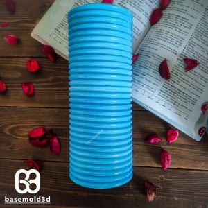 استوانه شیار درشت لبه گرد افقی