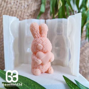 خرگوش گلی قلبدار - C230