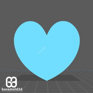 قلب ساده ارتفاع دار - C403
