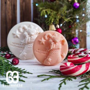 بیس قالبسازی پلاک جوراب کریسمسی - C1047