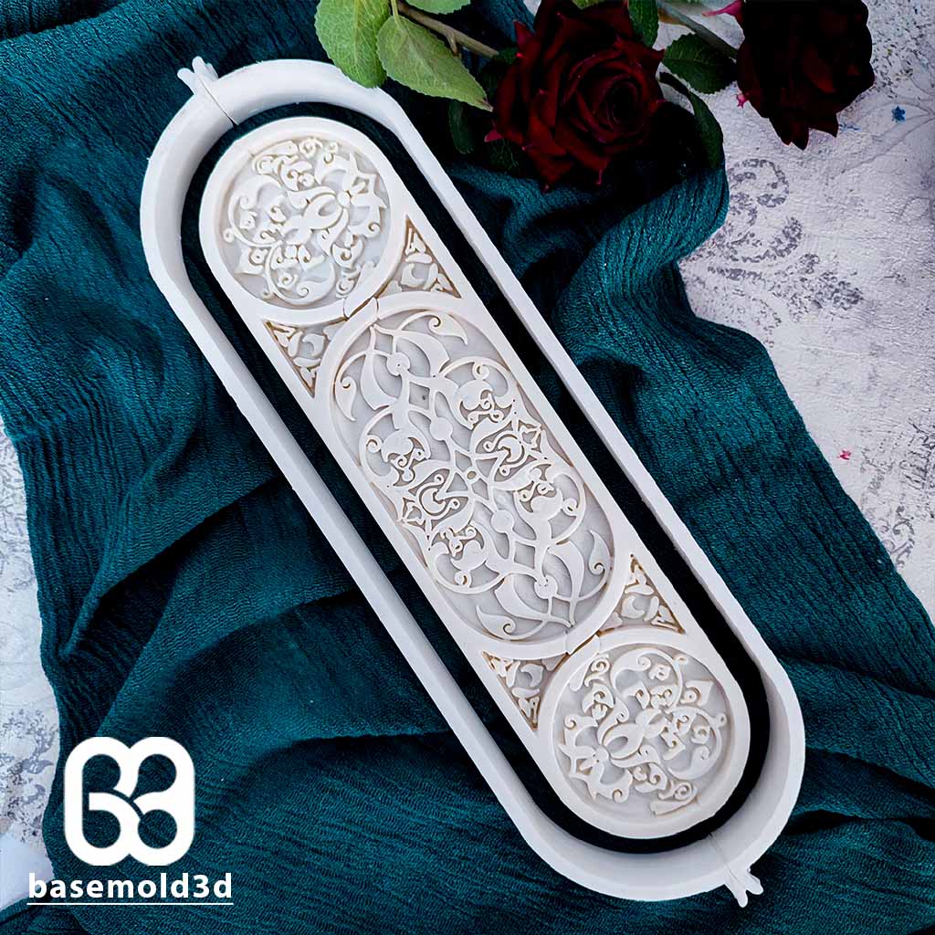 سینی سه تیکه نقش دار