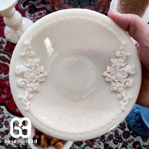 ظرف گلدار - D014