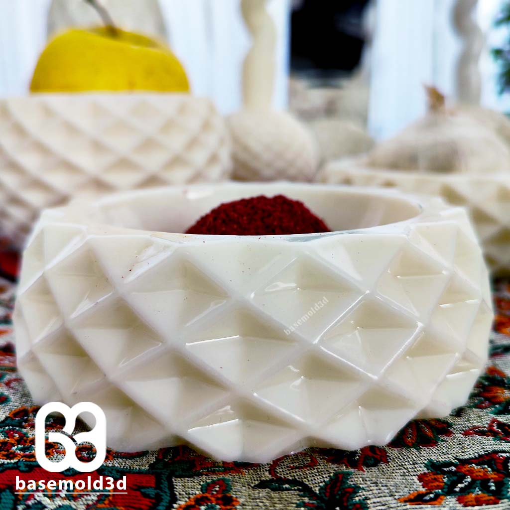 بیس قالبسازی ظرف هندسی