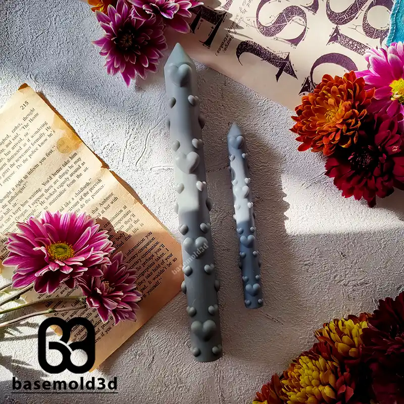 شمع قلمی قلبی - C1105