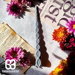 بیس خام قلمی حکاکی مارپیچ _C1087