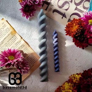 بیس قالبسازی شمع قلمی مارپیچ - C1092